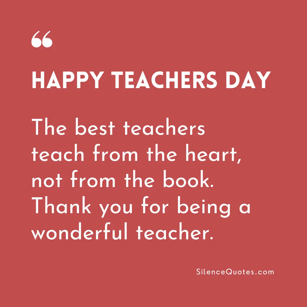 thank you teachers day quotes