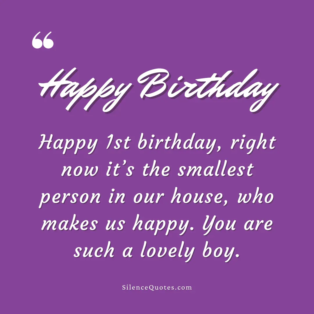 100+ First Birthday Quotes for Baby Boy, Wishes and Messages