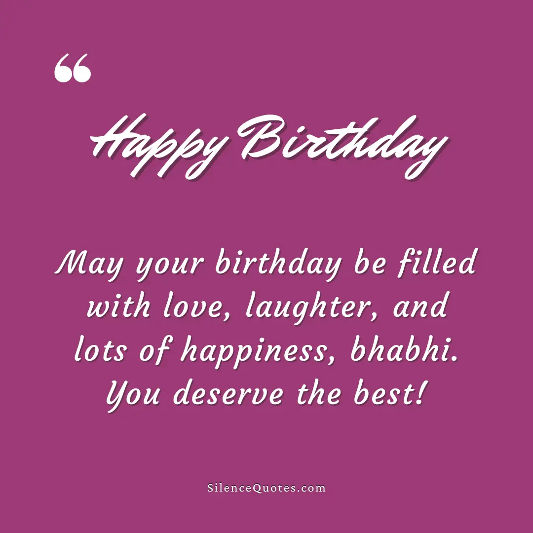 100+ Birthday Quotes for Bhabhi, Wishes and Messages