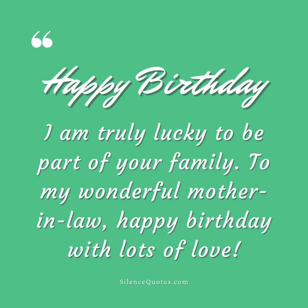 Birthday Quotes for Mother in Law