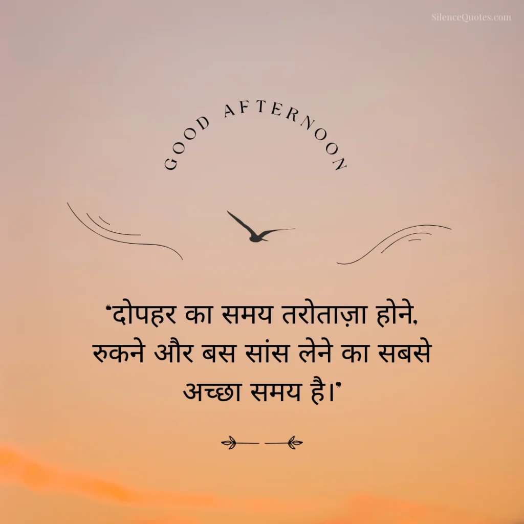 Good Afternoon in Hindi